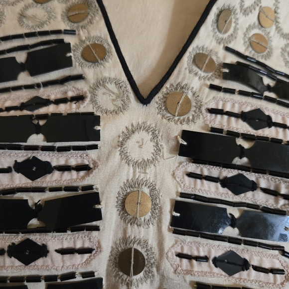 Bebe Collection Tribal Beaded Sleeveless Dress M - Picture 9 of 9